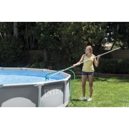 Набор для чистки бассейна до 488 см (ручка 239 см, сачок и вакуумная насадка с мешком) Intex