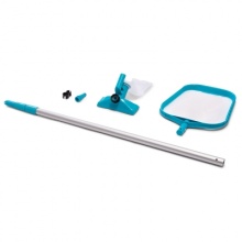 Набор для чистки бассейна до 488 см (ручка 239 см, сачок и вакуумная насадка с мешком) Intex