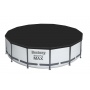 Каркасный бассейн 427 х 122 Bestway Steel Pro Max 15232л, фильтр-насос 3028л/ч, лестница, тент