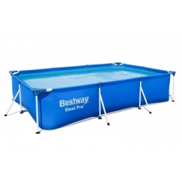 Каркасный бассейн 300 х 201 х 66 Bestway Steel Pro 3300л, фильтр-насос 1249л/ч