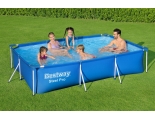 Каркасный бассейн 300 х 201 х 66 Bestway Steel Pro 3300л, фильтр-насос 1249л/ч
