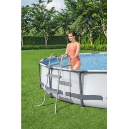 Лестница Bestway для бассейнов до 84 см, 2 ступени, без площадки