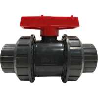 Кран шаровый ПВХ Aquaviva с муфтовым окончанием 50mm