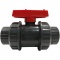 Кран шаровый ПВХ Aquaviva с муфтовым окончанием 50mm
