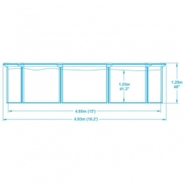 Сборный бассейн 460 x 120 Bestway Hydrium песочный фильт, лестница