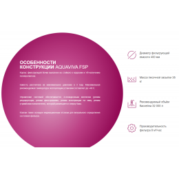 Фильтрационная установка Aquaviva FSP390 (8 м3/ч, D400)