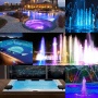 Прожектор светодиодный AquaViva (LED227C-252led) 18W RGB (нерж., резьба) +закладная