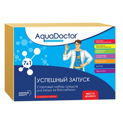 Стартовый набор для бассейна AquaDoctor 7 в 1 купить в интернет магазине Санрай73