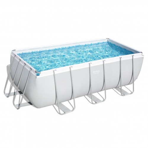 Каркасный прямоугольный бассейн Bestway 56457 (412х201х122 ) с песочным фильтром и лестницей купить в интернет магазине Санрай73
