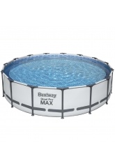 Каркасный бассейн 457 х 107 Bestway 56488 с картриджным фильтром, тентом и лестницей