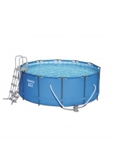 Каркасный бассейн 366 х 133 Bestway 15427 с картриджным фильтром и лестницей