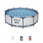 Каркасный бассейн 366 х 100 Bestway 56418 с картриджным фильтром и лестницей
