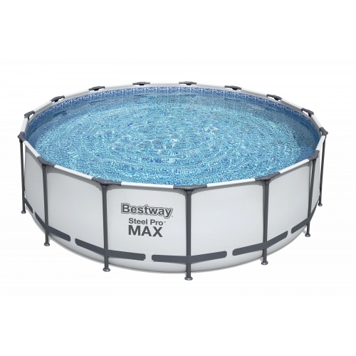Каркасный круглый бассейн Bestway 5643 (457х122 см), с картриджным фильтром и лестницей купить в интернет магазине Санрай73
