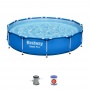 Каркасный бассейн 366 х 76 Bestway 56681 с картриджным фильтром