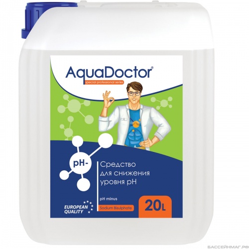 pH Minus Жидкий 20л (Серная 35%) AquaDoctor купить в интернет магазине Санрай73