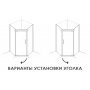 Душевое ограждение Alex Baitler AB215-90 900х900х2000
