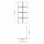 Душевая перегородка WasserKraft Glan 66W39