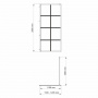 Душевая перегородка WasserKraft Glan 66W40