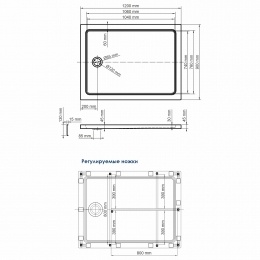 Душевой поддон Amper 29T07U