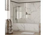 Стеклянная шторка на ванну WasserKraft Leine 35P02-110 Fixed