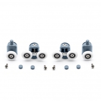 Ролики для душевой кабины DC-1001, 23 мм, одинарные и двойные, кнопочные 8 шт