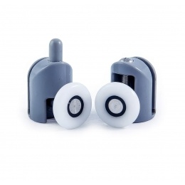 Ролики для душевой кабины DC-1004, 23 мм, одинарные кнопочные 8 шт