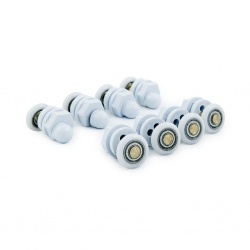 Ролики для душевой кабины DC-1014, 22 мм, одинарные с эксцентриками 8 шт