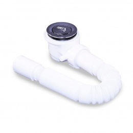 Сифон для душевой кабины с высоким поддоном DC 2013S, d 46-56мм, гофра 50мм