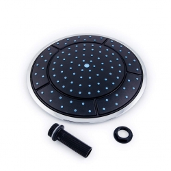 Верхний душ DC-5003, 240мм, черный