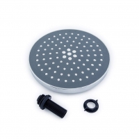 Верхний душ DC-5007, 200мм, серый, хром