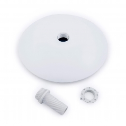 Верхний душ DC-5008, 200мм, серый, белый