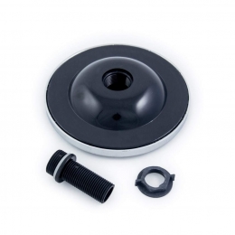 Верхний душ DC-5018, 150мм, хром, черный