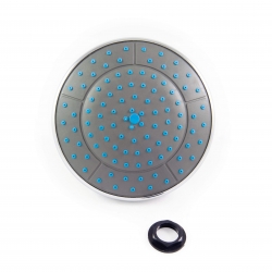 Верхний душ DC-5021, 150мм, хром, черный