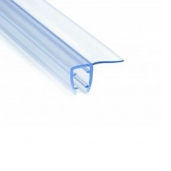 Уплотнитель для душевой кабины DC703-F, F-образный, на стекло 6 мм, 2.2 метра