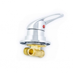 Смеситель для душевой кабины DC6312 универсальный, 1 режима, гайка