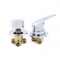 Смеситель для душевой кабины DC6312 универсальный, 3 режима, гайка