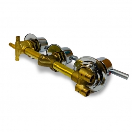 Смеситель для душевой кабины DC6503-100-100, 3 режима, хомут