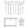Душевая дверь Radaway Espera KDJ 1200 х 2000 правая