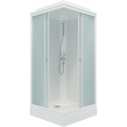 Душевая кабина Triton РИФ-К 90х90 А квадратная, низкий поддон, белый, рифленоеГрейс, ДН4 (6мест+D90)