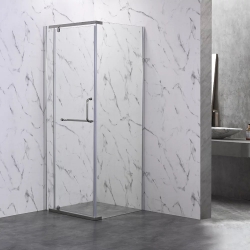 Душевой угол Veconi распашной квадратный RV18-80-01-C6 800x800x2000,хром,прозрачное