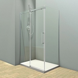 Душевой угол Veconi раздвижной прямоугольный RV071-12090PR-01-19C4 1200х900х1950,хром,прозрачное