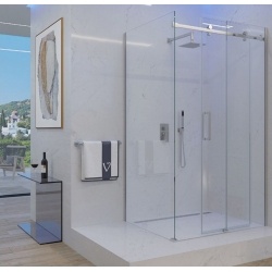 Душевой угол Veconi раздвижной прямоугольный RV074-12090-01-C4 1200х900х1950,хром,прозрачное