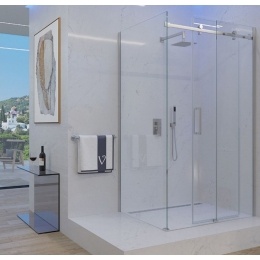 Душевой угол Veconi раздвижной прямоугольный RV074-120100-01-C4 1200х1000х1950,хром,прозрачное