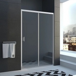 Душевая дверь Veconi раздвижная VN46-110-01-C5 1100x1850,хром,прозрачное
