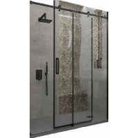 Душевая дверь Veconi раздвижная VN74B-130-01-C4 1300x1950,черный,прозрачное
