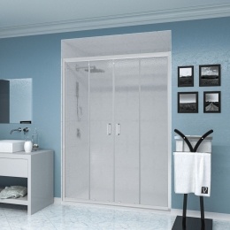 Душевая дверь Veconi раздвижная VN45-120-02-19C1 1200x1850,хром,Pear