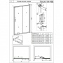 Душевая дверь Veconi раздвижная VN46B-100-01-19C1 1000x1950,черный,прозрачное