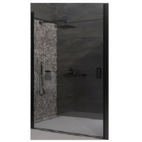 Душевая дверь Veconi распашная VN43B-90-01-C5 900x1950,черный,прозрачное
