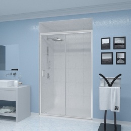 Душевая дверь Veconi раздвижная VN46-140-02-19C1 1400x1850,хром,Pear