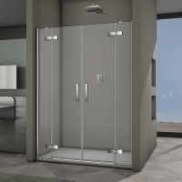 Душевая дверь Veconi распашная VN65-150-01-19C3 1500x1950,хром,прозрачное